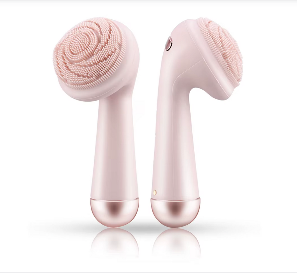 Electric Silicone Facial Cleansing % Massage Brush