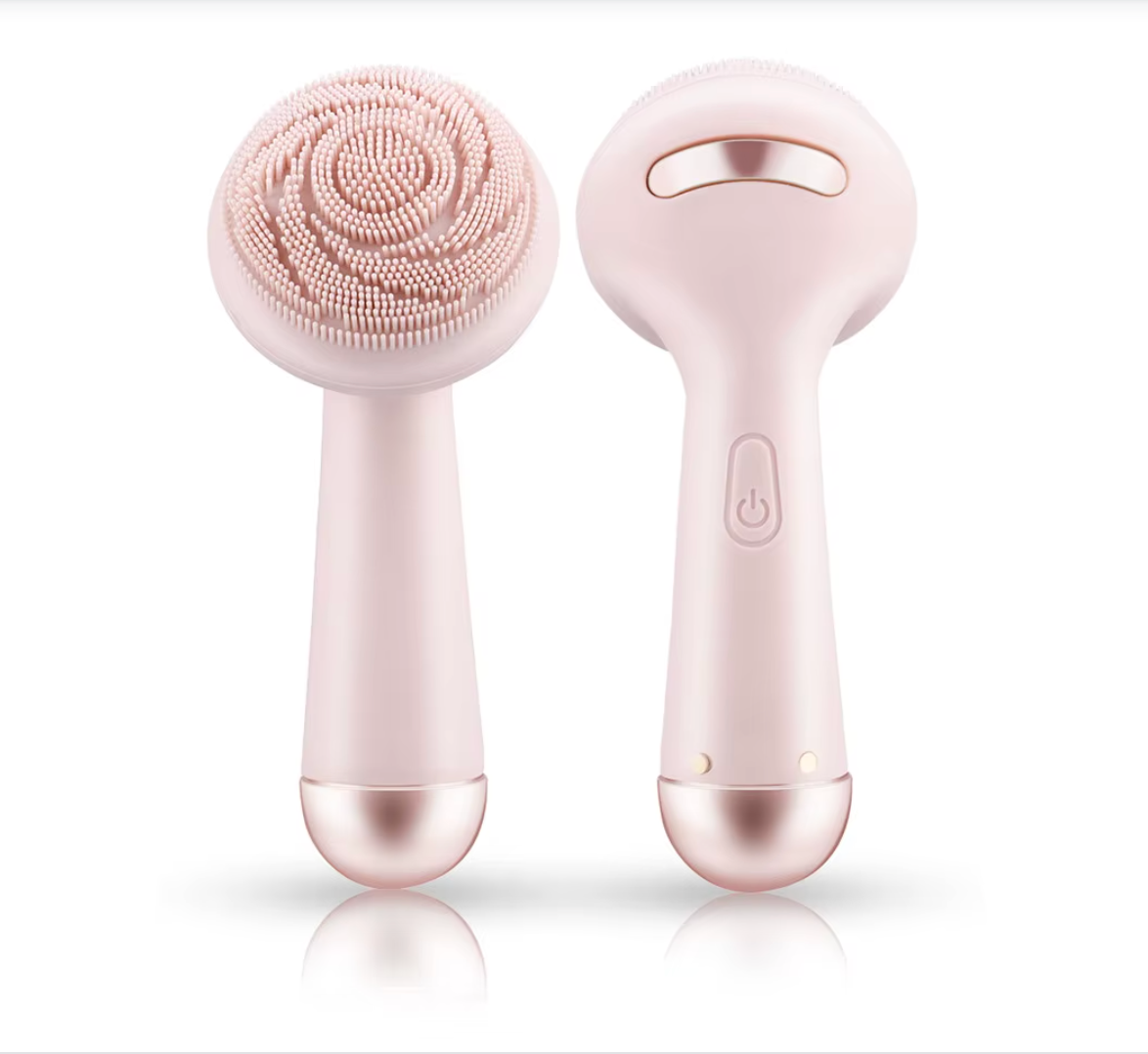 Electric Silicone Facial Cleansing % Massage Brush