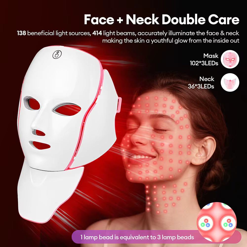 LED Mask Photon Red Light Facial
